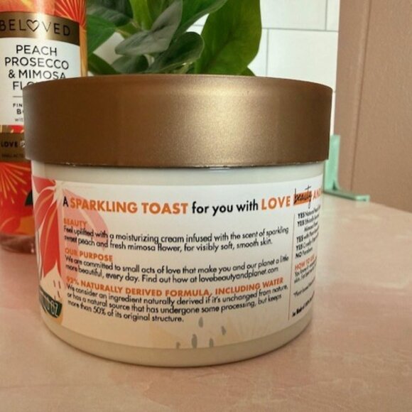 Beloved Peach Prosecco & Mimosa Flower Body Butter & Fragrance Mist - Picture 3 of 6